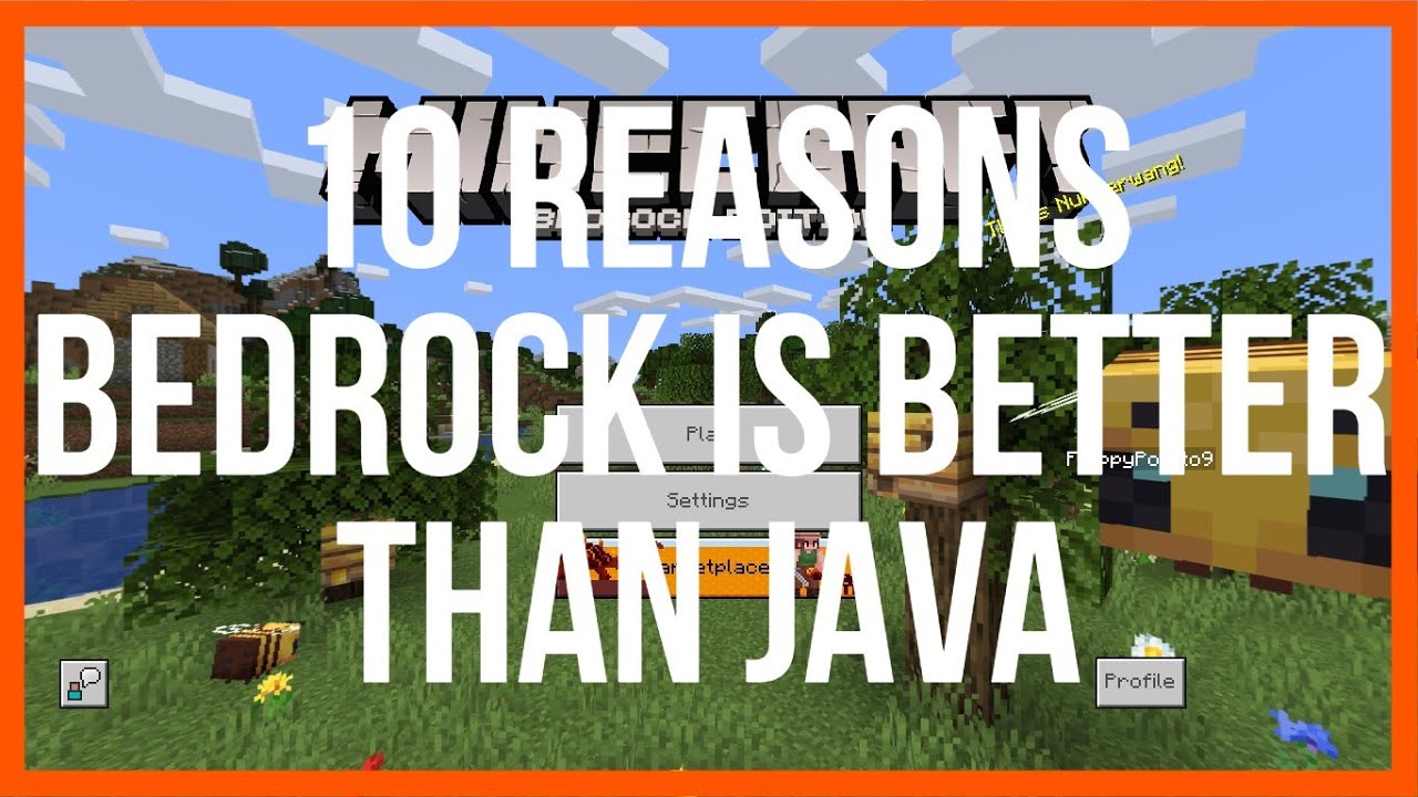 bedrock edition free from java